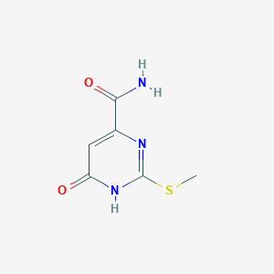 6-Hydroxy-2-(methylthio)pyrimidine-4-carboxamide