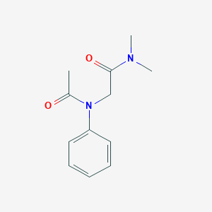 molecular formula C12H16N2O2 B1655489 Phenylacetylglycine dimethylamide CAS No. 3738-06-5