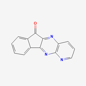 molecular formula C14H7N3O B1655493 6H-Indeno[1,2-b]pyrido[3,2-E]pyrazin-6-one CAS No. 37436-54-7