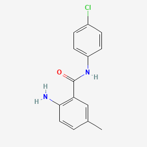 B1655499 2-amino-N-(4-chlorophenyl)-5-methylbenzamide CAS No. 37508-81-9