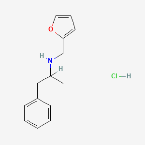 (+)-N-(alpha-Methylphenethyl)furfurylamine hydrochloride