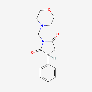 N-(4-Morpholinyl)methyl-2-phenylsuccinimide