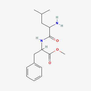 METHYL 2-[(2-AMINO-4-METHYL-PENTANOYL)AMINO]-3-PHENYL-PROPANOATE