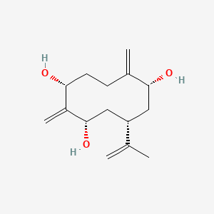 (1R,3S,5S,7R)-2,8-dimethylidene-5-prop-1-en-2-ylcyclodecane-1,3,7-triol