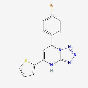7-(4-Bromophenyl)-5-thien-2-yl-4,7-dihydrotetrazolo[1,5-a]pyrimidine