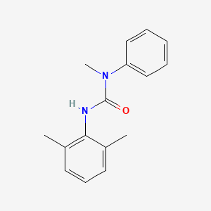 molecular formula C16H18N2O B1655602 3-(2,6-Dimethylphenyl)-1-methyl-1-phenylurea CAS No. 39143-73-2