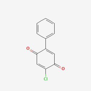 molecular formula C12H7ClO2 B1655605 4-Chloro[1,1'-biphenyl]-2,5-dione CAS No. 39171-11-4