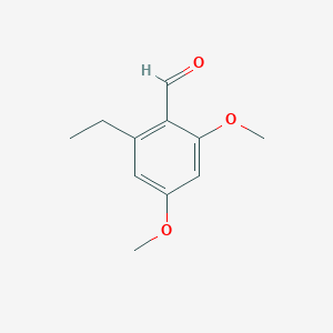 molecular formula C11H14O3 B1655614 2-Ethyl-4,6-dimethoxybenzaldehyde CAS No. 39503-16-7