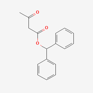 molecular formula C17H16O3 B1655616 Benzhydryl-3-oxobutanoat CAS No. 39567-17-4