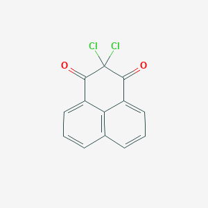 molecular formula C13H6Cl2O2 B1655617 2,2-Dichloro-1H-phenalene-1,3(2H)-dione CAS No. 39571-80-7