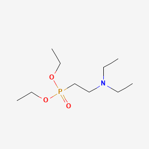 molecular formula C10H24NO3P B1655619 Phosphonic acid, [2-(diethylamino)ethyl]-, diethyl ester CAS No. 3958-23-4