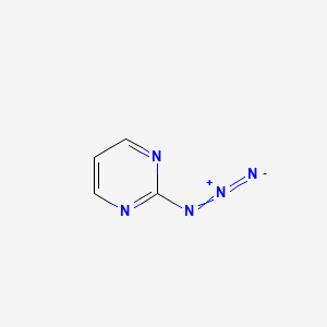 molecular formula C4H3N5 B1655621 2-Azidopyrimidine CAS No. 3960-55-2