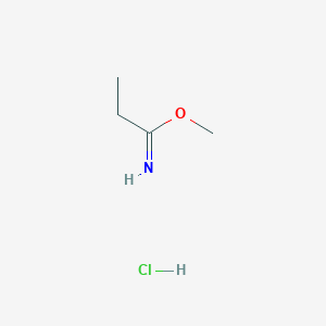 molecular formula C4H10ClNO B1655631 Methyl propionimidate hydrochloride CAS No. 39739-45-2