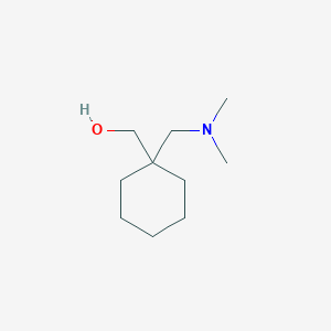 molecular formula C10H21NO B1655639 Cyclohexanemethanol, 1-[(dimethylamino)methyl]- CAS No. 39943-40-3