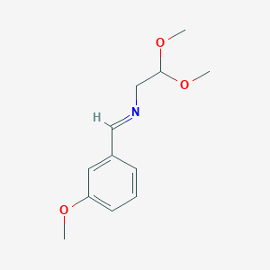 (3-Methoxy-benzylidenamino)-acetaldehyd-dimethylacetal