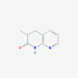 molecular formula C9H10N2O B1655645 3-methyl-3,4-dihydro-1H-1,8-naphthyridin-2-one CAS No. 40000-80-4