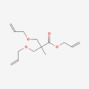 molecular formula C14H22O4 B1655650 2,2-Bis-(allyloxymethyl)propionic acid allyl ester CAS No. 400853-21-6