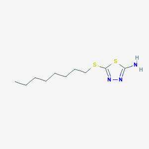 1,3,4-Thiadiazol-2-amine, 5-(octylthio)-