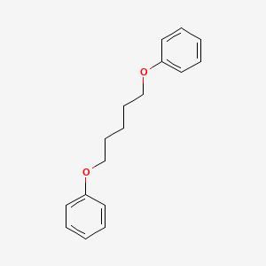 molecular formula C17H20O2 B1655666 Benzene, 1,1'-(1,5-pentanediylbis(oxy))bis- CAS No. 40339-96-6