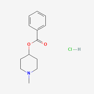 4-Piperidinol, 1-methyl-, benzoate, hydrochloride