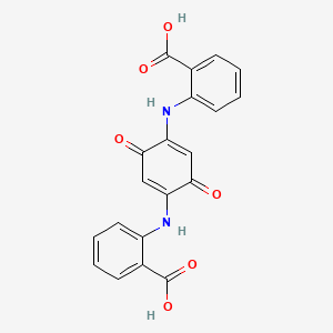 2-[[4-(2-Carboxyanilino)-3,6-dioxocyclohexa-1,4-dien-1-yl]amino]benzoic acid