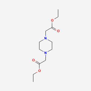 molecular formula C12H22N2O4 B1655675 1,4-Piperazinediacetic acid, diethyl ester CAS No. 40479-48-9
