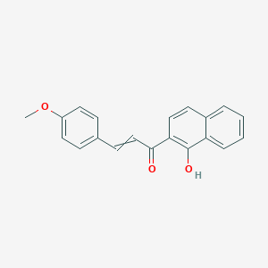 molecular formula C20H16O3 B1655683 2-Propen-1-one, 1-(1-hydroxy-2-naphthalenyl)-3-(4-methoxyphenyl)- CAS No. 40649-75-0