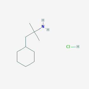 1-Cyclohexyl-2-methylpropan-2-amine;hydrochloride