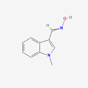 molecular formula C10H10N2O B1655691 1H-Indole-3-carboxaldehyde, 1-methyl-, oxime, (Z)- CAS No. 40747-07-7
