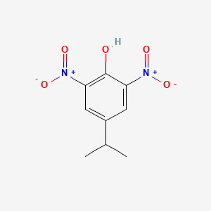 molecular formula C9H10N2O5 B1655706 4-异丙基-2,6-二硝基苯酚 CAS No. 4097-47-6