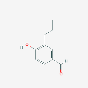molecular formula C10H12O2 B1655709 4-Hydroxy-3-propylbenzaldehyde CAS No. 41052-90-8