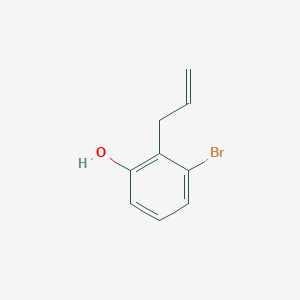 molecular formula C9H9BrO B1655730 2-烯丙基-3-溴苯酚 CAS No. 41389-15-5