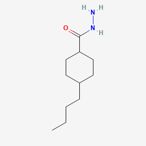 molecular formula C11H22N2O B1655738 Cyclohexanecarboxylicacid, 4-butyl-, hydrazide CAS No. 414904-88-4
