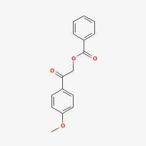 molecular formula C16H14O4 B1655740 2-(4-Methoxyphenyl)-2-oxoethyl benzoate CAS No. 41499-11-0