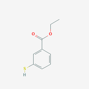molecular formula C9H10O2S B1655753 Ethyl 3-sulfanylbenzoate CAS No. 41651-93-8