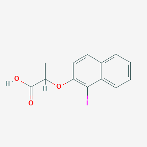 2-(1-Iodonaphthalen-2-yl)oxypropanoic acid