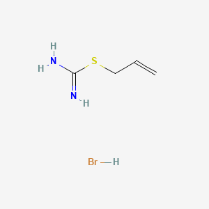 molecular formula C4H9BrN2S B1655762 Pseudourea, 2-allyl-2-thio-, hydrobromide CAS No. 41848-21-9