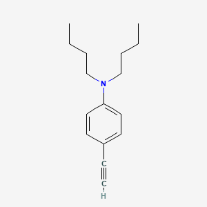 molecular formula C16H23N B1655764 N,N-ジブチル-4-エチニルアニリン CAS No. 41876-68-0