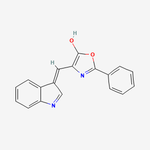 B1655787 (Z)-4-((1H-Indol-3-yl)methylene)-2-phenyloxazol-5(4H)-one CAS No. 42136-84-5