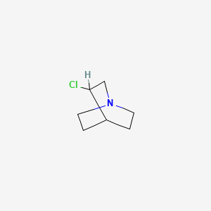 molecular formula C7H12ClN B1655800 3-Chloro-1-azabicyclo[2.2.2]octane CAS No. 42332-45-6