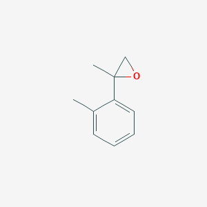 molecular formula C10H12O B1655806 2-Methyl-2-(2-methylphenyl)oxirane CAS No. 42432-35-9