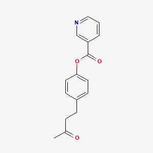 [4-(3-Oxobutyl)phenyl] pyridine-3-carboxylate