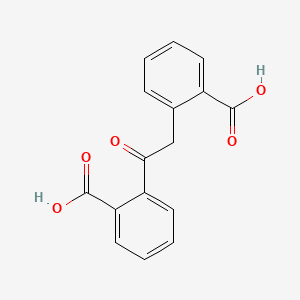 molecular formula C16H12O5 B1655827 Benzoic acid, 2,2'-(1-oxo-1,2-ethanediyl)bis- CAS No. 4281-16-7