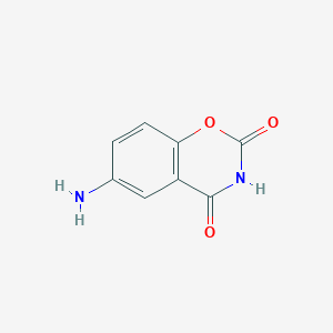 molecular formula C8H6N2O3 B1655838 6-Amino-2h-1,3-benzoxazine-2,4(3h)-dione CAS No. 4297-75-0