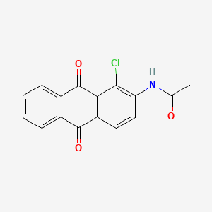 N-(1-Chloro-9,10-dioxo-9,10-dihydroanthracen-2-YL)acetamide