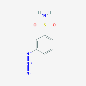 molecular formula C6H6N4O2S B1655847 3-Azidobenzene-1-sulfonamide CAS No. 43101-06-0