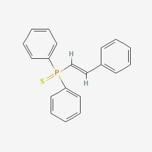 molecular formula C20H17PS B1655853 Diphenyl[(E)-styryl]phosphine sulfide CAS No. 4319-11-3