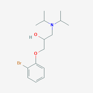 B1655857 1-(2-Bromophenoxy)-3-(diisopropylamino)propan-2-OL CAS No. 432531-90-3