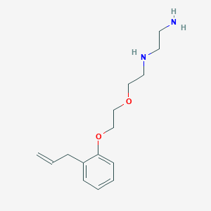 B1655864 N'-[2-[2-(2-prop-2-enylphenoxy)ethoxy]ethyl]ethane-1,2-diamine CAS No. 433944-94-6
