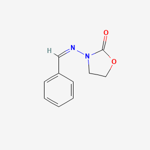 molecular formula C10H10N2O2 B1655865 3-(Benzylideneamino)oxazolidine-2-one CAS No. 4341-14-4